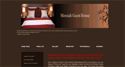 Desktop Screenshot of messiahguesthouse.com